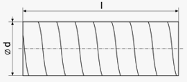 Воздуховод прямой круглого сечения, Спировент 100